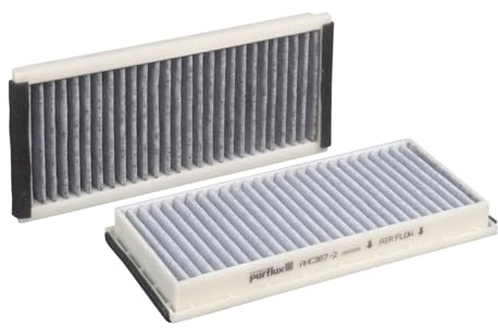 PURFLUX AHC367-2 Innenraumfilter Pollenfilter Aktivkohlefilter Höhe: 25 Breite: 104 Länge: 233 Kompatibel mit MAZDA RX-8 SE, FE MPV II LW