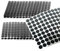 TUKA 1350 piezas(675 pares) 10mm pegajoso monedas puntos, adhesivos Círculos, almohadillas adhesivos, gancho y bucle Círculos auto-adhesivo, Negro, TKB5125 black