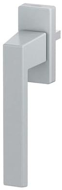 Design Aluminium Fenstergriff Tallinn, Farbe:Silber F1, Stiftlänge:35mm
