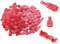 Aiqeer 100 Pcs (50 Pairs) Red T-Tap Self-Stripping Electrical Connectors, Quick Splice T-Tap Wire Terminal Block, T-Tap Quick Splice and Fully Insulated Male Spade Connector