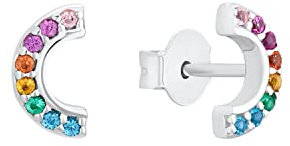 s.Oliver Ohrstecker 925 Sterling Silber Mädchen Kinder Ohrschmuck, mit Schmuckstein, Kommt in Schmuck Geschenk Box