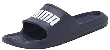 PUMA Unisex Divecat V2 Lite Slide Sandal, Peacoat White, 49.5 EU