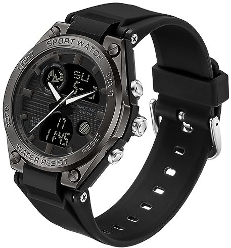 Armbanduhr Damen Uhr Digital Damenarmbanduhr Mädchen Damenuhr mit Silikonarmband 5 ATM Wasserdicht Digitaluhr Jungen Kinderuhr Junge Uhren Kids Watch Sportuhr Stoppuhr Wecker Kalender Datum LED Licht