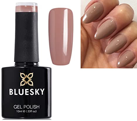 BLUESKY Gel Polish Beige Tan Autumn Winter Color Nail UV LED Soak Off 10ml 63922 (Requires Drying Under UV LED Lamp)