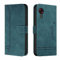 Trugox Handyhülle für Samsung Galaxy Xcover 5 / Xcover5 Hülle Klappbar Klapphülle mit Kartenfach Handytasche Handy Schutzhülle Tasche Leder Wallet Flip Case Slim Book Cover - Blau Grün