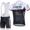 SGCIKER 2022 World Tour Team Radtrikot für Herren, Kurzarm MTB Radbekleidung Trägerhose mit GEL Paddad (L)