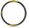 Fahrrad-Radaufkleber R-O-V-A-L C38 Scheibenbremse Bike-Aufkleber Anzug für 38mm Felgen Tiefenabziehbilder Fahrrad Radfahren Rad Rim Aufkleber für Zwei Radaufkleber (Color : Bright Gold)