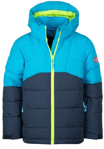 Trollkids Kids Gryllefjord Jacket 98, Vivid Blue/Night Sky