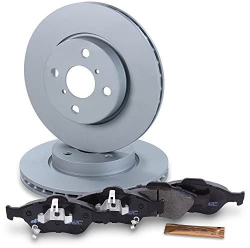 ATEC Germany Bremsenset Vorderachse inkl. Bremsscheiben Ø 258 mm Belüftet + | Kompatibel mit: TOYOTA YARIS, YARIS