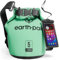 Earth Pak Sac étanche avec Poche - pour Kayak, Bateau Excursion, Canoë, Pêche, Rafting, Natation, et Snowboard (Vert écume, 5L)