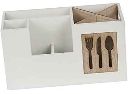 Cabilock 1pieza Organizador De Utensilios De Cocina De Soporte Para Cubiertos Sin Tapa Almacenamiento Práctico y Elegante