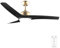 Cecotec Ventilador de Techo con Luz EnergySilence Aero 560 GoldBlack. 60W, Diámetro 52”, 3 Aspas, Luz LED de 18W, Mando, Temporizador programable, 3 Velocidades, Modo winter/summer