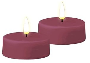 ReWu Deluxe Homeart Großes Teelicht 2 Stück - Lavendel