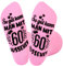Yamitora 60. Geburtstag Socken Frauen, Geschenk 60 Geburtstag Frau, Geschenk Zum 60 Geburtstag Frau, Geburtstag Socken Bis Zur Wadenmitte Baumwolle für Mädchen Freundin Geschenke