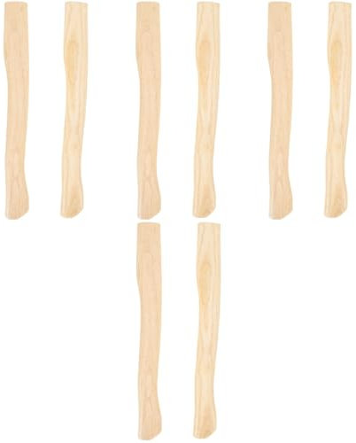 8Pcs Wood Replacement Handle for Camp Axe Wooden Axe Handle Hatchet Handle for Broad Axe Most Single Bit Axe Handle Replacement, 14.15 Long