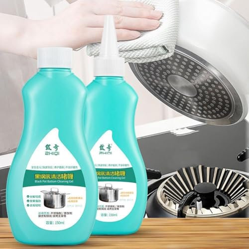 150ml Pots And Pan Cleaner Cleaning Black Pot Cleaner From Scale Black Remove Black To Ste V6k8 Gel Pot Stainless Bottom