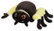 champracer Spinne Kuscheltier Lebensechte Spinnen Stofftier Niedliches Spinne Plüschtier Ideales Kinder Spielzeug Geschenk und Halloween Dekoration (Gelbe Spinne,30 cm)