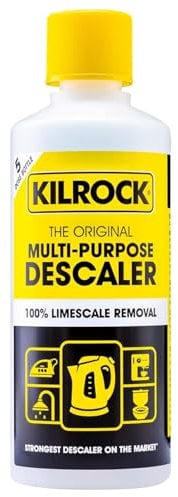 AMK® Kilrock Big K Descaler 400ml Multi Purpose Limescale Remover Liquid for Kettle Coffee Machine Steam Iron Shower Head Cleaner Fast Acting Powerful Appliance Maintenance Treatment Restore