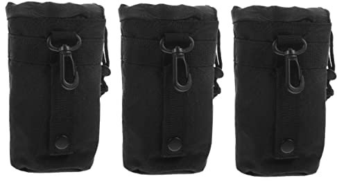 Sosoport 3stücke Wasserflasche Schutzhülle Strapazierfähigem Oxford Tragbare Flasche Tragetasche Isolierte Flasche Sleeve Für Sport Camping