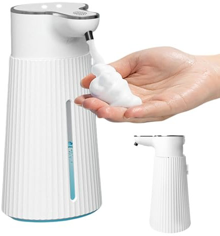Distributeur De Savon Automatique, Distributeur De Savon Automatique Mural, Distributeur Gel Douche, Distributeur Gel Douche, Chargement USB-C Distributeur Savon Liquide Avec Capteur Infrarouge Maison