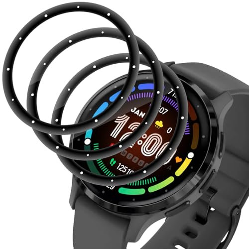 Elecshion Panzer Schutzfolie Glas für Garmin Venu 3s, 3 Stück Schutzglas, HD Glas Displayschutz, 9H Härte, Anti-Kratzen, 0.33mm Ultra-klar, Screen Protector