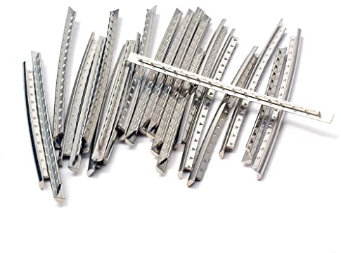 ivamulie 2,7 mm Edelstahl Gitarren Bunddraht, Fret Wires für Akustikgitarren-Teile, 24 stück/set Griffbrett-Bünde