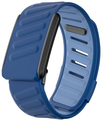 Armband Silikon Ersatzband Schweißfest Weich Atmungsaktiv Sport Armband Fitness Tracking Strap Band Ersatz für Whoop 4.0 Herzfrequenzmesser, Ohne Edelstein