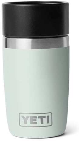 YETI Rambler 8 oz (236 ml) Travel Bottle mit 100% auslaufsicherem HotShot-Deckel, Vakuumisolierte Edelstahl-Thermoflasche – Ridgeline