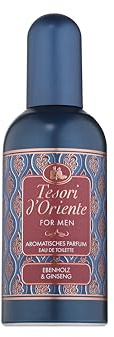 Tesori d'Oriente EDT For Men | Ebenholz & Ginseng | 100 ml | Aromatisches Eau de Toilette für Körper & Sinne.