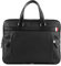 Tommy Hilfiger Herren Coated Canvas Slim Computer Bag Laptop Tasche Schwarz (Black)