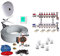 Underfloor Heating Multi Zone/Room KIT - Water Wet 5 Layers Pipe (60-70 Sqm)