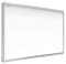 Allboards, magnetisches Whiteboard mit Expo-Alurahmen, trocken abwischbar und beschreibbar, wandmontierbar, 120 x 90 cm.