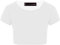 Kids Girls Neon Fluorescent Plain Short Sleeve Crop Tops T-Shirt Tee Top Dance Wear Gymnastic Fancy Dress Colour: White - Size: 9-10 Years