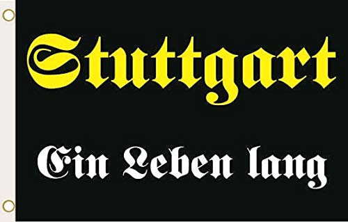 U24 Flagge Fahne Stuttgart EIN Leben lang 90 x 150 cm