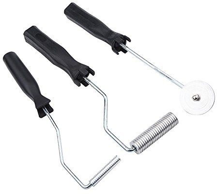 Aluminiumlegierung Fiberglas Roller Kit Bubble Paddle Tool Laminierwalzen Kit für Frp-Form 3-TLG./Set