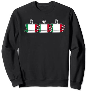 Tasse de café italienne italienne Sweatshirt