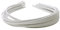 kowaku 10x Einfaches Alice Band Stirnband Satin Umwickeltes Haar Reifen Dünnes Haarband, Jasmin, 40cm