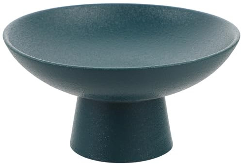 BESTonZON Keramiksockel Obstschale Miso-suppenschale Obstschale Auf Fuß Schlüsselaufbewahrung Porzellanschale Dekorative Schale Japanische Futternapf Süßigkeitenteller Asa Snack Kuchenschale