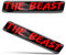 Biomar Labs 2 x 3D Gel Silikon Aufkleber Beast Badge Biest Rot Stickers Autoaufkleber Auto Motorrad Fahrrad Fenster Tür Laptop KS 46
