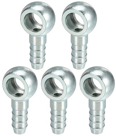 QUARKZMAN 12mm Diamètre 10 mm OD Moto Banjo Raccord Adaptateur - 5 pcs