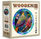 WOODEN.CITY Holzpuzzles Bunter Vogel 500 Teile – lebendige Holzpuzzles für Erwachsene – herausfordernde Holzschnitt-Puzzles – Tierförmige Puzzles – einzigartiges Mosaik-Holzpuzzle für Erwachsene