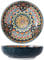 KKGUD Large Serving Bowls, 10 inches Ceramic Bowls for Pasta Noodles Salad Soup (1 Pack, Dark Green)