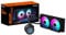 GIGABYTE AORUS WATERFORCE II 240 AIO Liquid CPU Cooler- 2x120mm ARGB Fans, slide-in interlocking mechanism, DAISY-CHAIN, Intel LGA 1851 and AMD AM5 Compatible