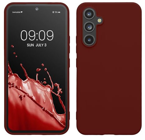 kwmobile Hülle kompatibel mit Samsung Galaxy A54 5G Hülle - TPU Silikon Handyhülle - Schutzhülle stoßabsorbierend flexibel - Case in Tawny Red