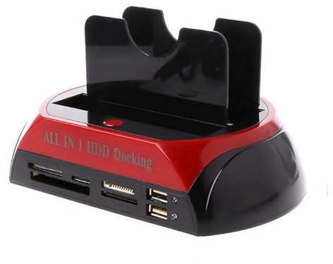 2.5 3.5 HDD Docking Station w/Card Reader USB 2.0 SSD IDE SATA Hard Drive Dock Support All 2.5 / 3.5 SATA & IDE Hard Disk