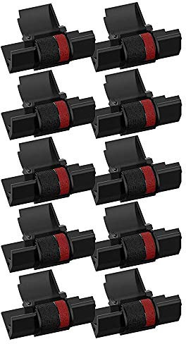 Sefdrert 10 Stück für IR-40T MP-12D Taschenrechner Farbroller Drucker Farbbänder für -100TM,-150TM