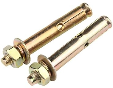 ORANXIN M6 x 70mm 10 Pcs Rostfreier Stahl 304 Dehnungsbolzen für Beton Wand Befestigung Ankerbolzen Extern Expansionsrohr Explosion ziehen Schrauben