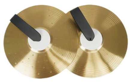 Baoblaze Platillos de Choque de Tambor para Artistas, 12 pulgadas