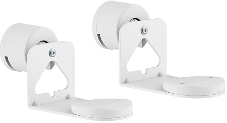 PureMounts® Lautsprecher Wandhalterung für Sonos® Era 100 & 300, 2er Set, weiß