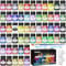 Epoxy Resin Colour Mica Powder, 54 Colours x 5 g Pearlescent Epoxy Resin Pigment Metallic Powder for Soap Paint, Jewellery Making, Nail Polish, Epoxy Resin, Candle Making, Bath Bombs, Slime